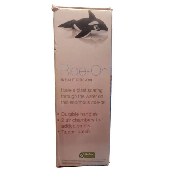 Intex 76” Jumbo Inflatable Whale Ride-On Pool Float With Handles - NIB - Picture 3 of 5